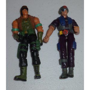 Lot GI Joe 3.75" Figures 3 3/4" 2002 Dart 2003 Tele-viper